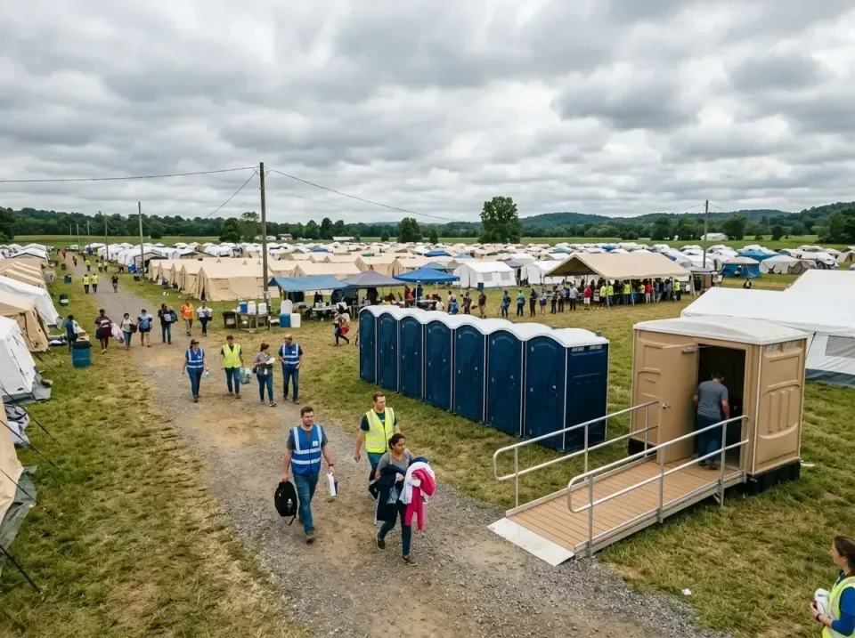 disaster-relief-camp-restrooms-010 — frequently asked questions, Dumpster & Portable Bathrooms Rental in Pine Level, NC